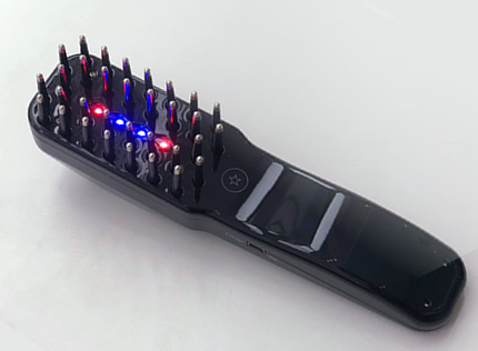 エレクトロン エブリワン　デンキバリブラシ®（電気バリブラシ）　電源を入れると光ります
